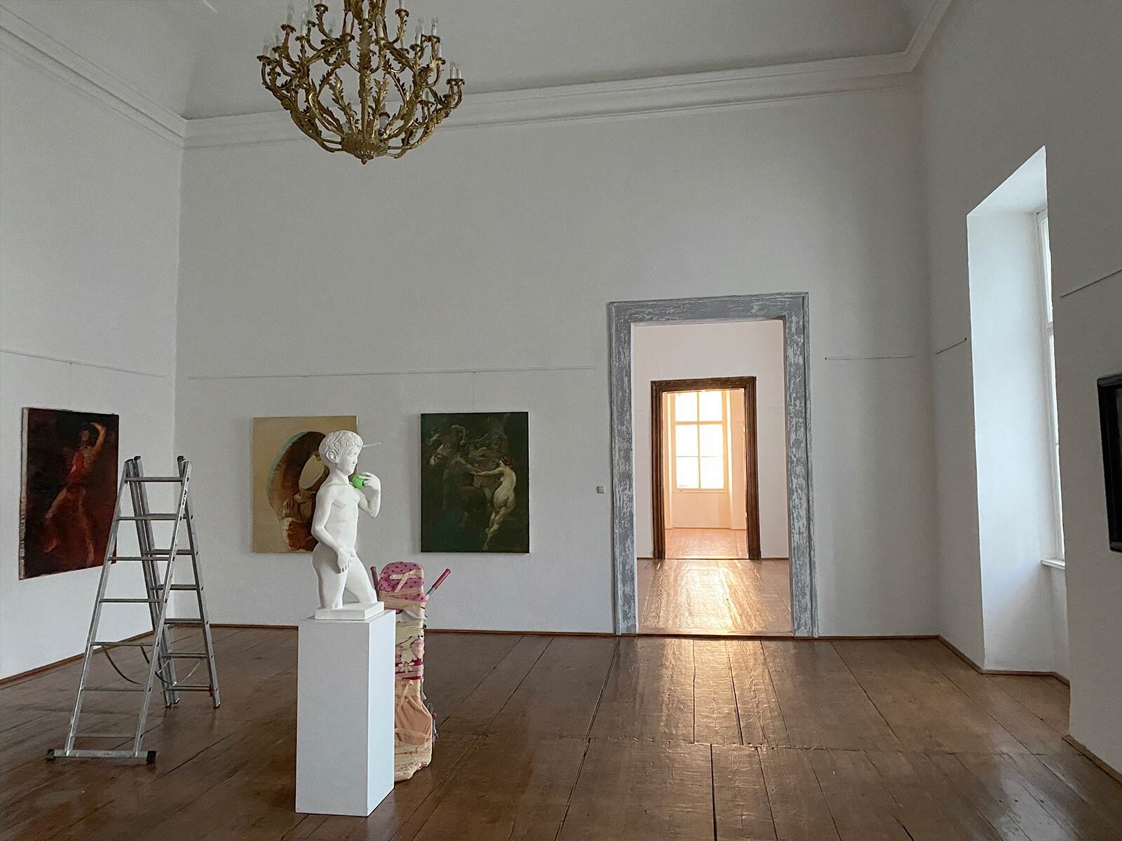 Schloss Aschach, Moto Guzzi V85TT, Moto Guzzi Austria, Motorradclub Guzzisti Montfort Österreich