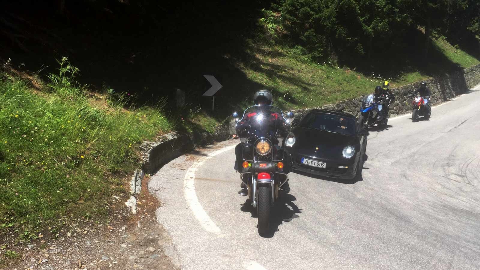Motorradtour Stelvio, Moto Guzzi Austria, Motorradclub Guzzisti Montfort Österreich