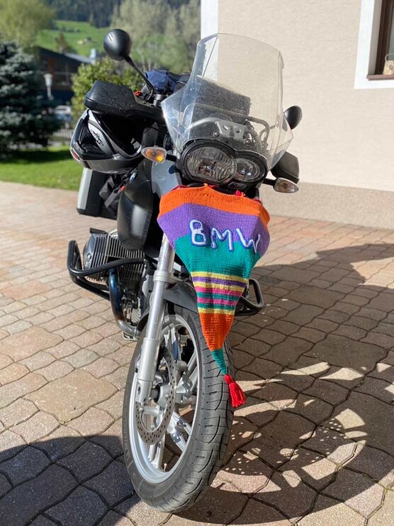 Tarnkappen-Bomber bmw gs zubehör