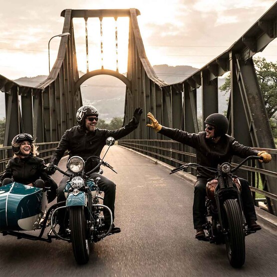 the rokker company classic motorcycle line by guzzisti montfort