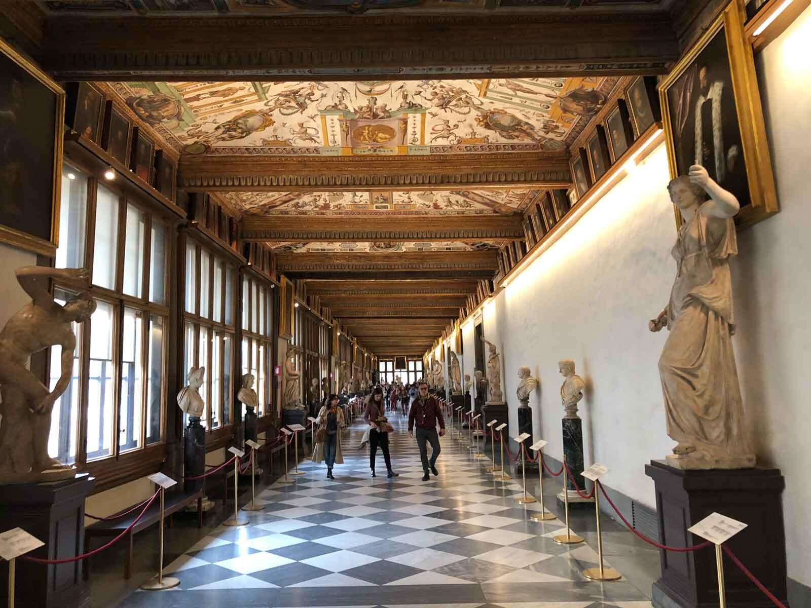 motorradtour toskana, uffizien (2)