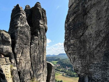 blick von der basteibrücke