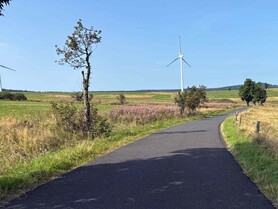 Landstraße in der Tschechei