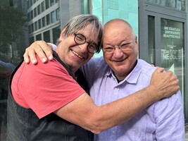 Gernot Stadler (links) mit Hartmut Mittag (rechts)