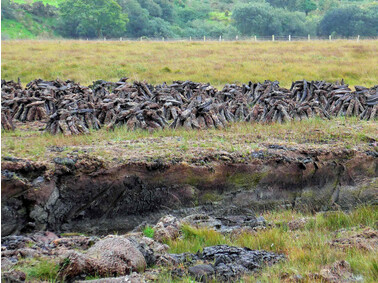 Immer noch wird Torf gestochen