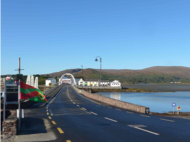 Am Ende des Weges: die Drehbrücke Michael Davitt
