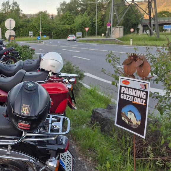 guzzi parking only
